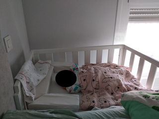 Minicuna colecho madera