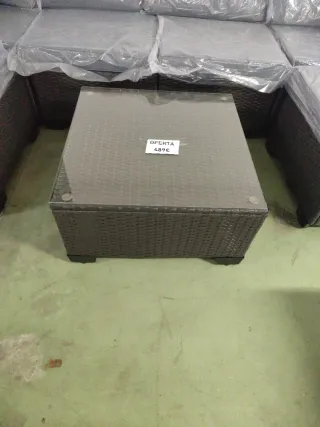 Juego de jardín ratán sintético nuevo