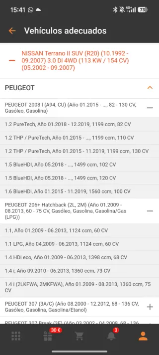 Radiador Hella Peugeot y citroen
