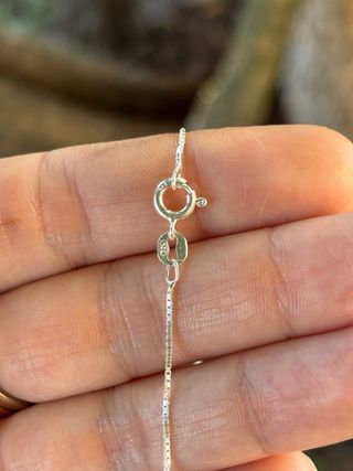 Catenina veneziana coccinella argento 925