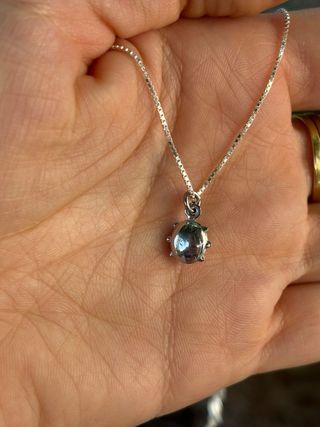 Catenina veneziana coccinella argento 925