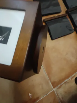 Álbum de fotos de madera