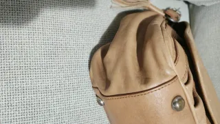 Bolso Piel Massimo Dutti Beige