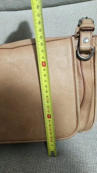 Bolso Piel Massimo Dutti Beige