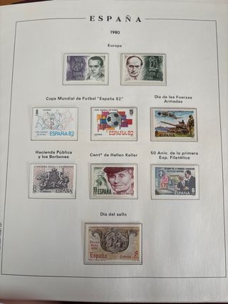 Sellos España 1980