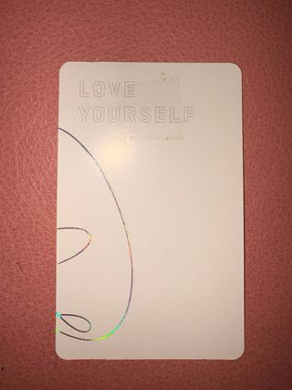 Photocard Suga Love Yourself Her