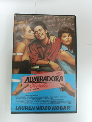 Película VHS Admiradora Secreta