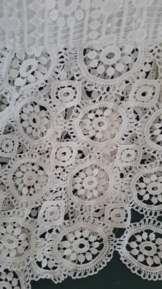 Vestido Ibicenco Blanco Talla Única