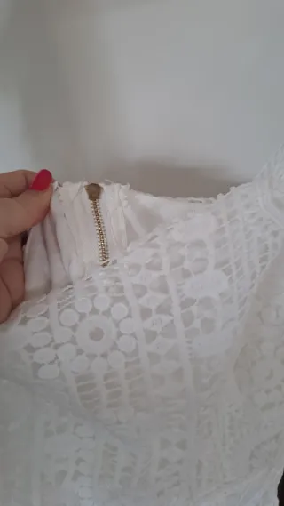 Vestido Ibicenco Blanco Talla Única