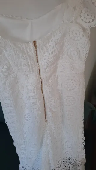 Vestido Ibicenco Blanco Talla Única