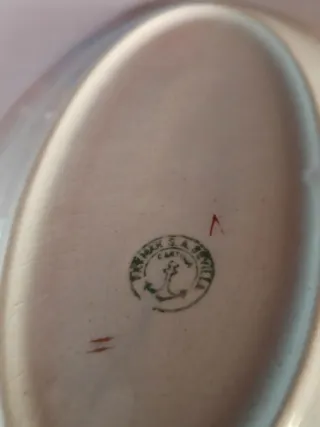 Plato Ovalado Pickman Cartuja Sevilla