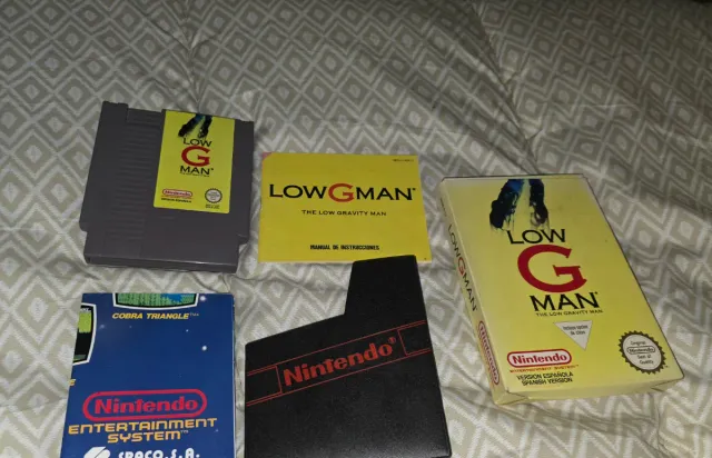 Low G Man NES Juego y Manual Español