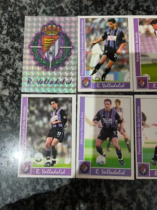 Lote Cromos R. Valladolid Mundicromo 2002