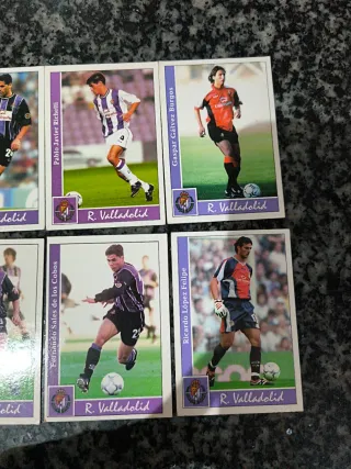 Lote Cromos R. Valladolid Mundicromo 2002