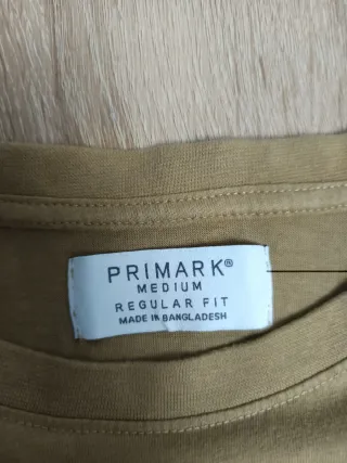 Camiseta básica beige Primark