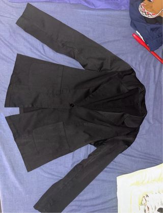 Completo giacca e pantalone donna nero
