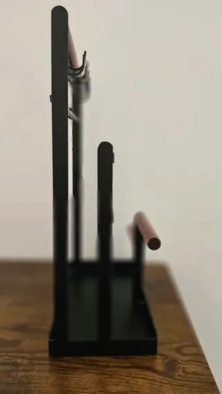 Organizador Joyas Metal y Madera 3 Niveles