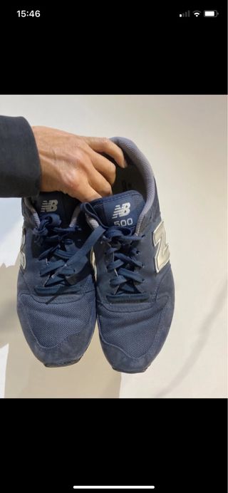 New Balance Blu/Argento Scarpe Uomo