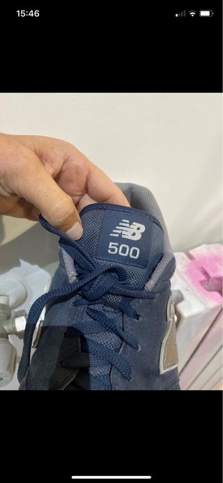 New Balance Blu/Argento Scarpe Uomo