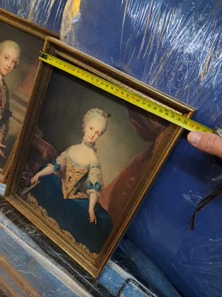 Cuadros Vintage Marco Dorado