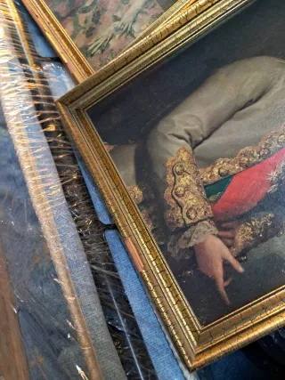 Cuadros Vintage Marco Dorado