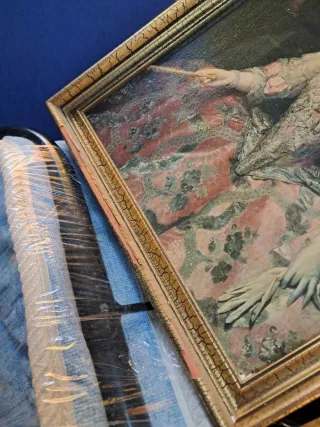 Cuadros Vintage Marco Dorado