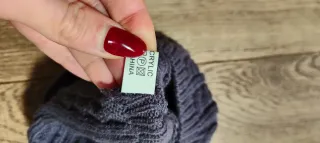 Berretto viola invernale da ragazza