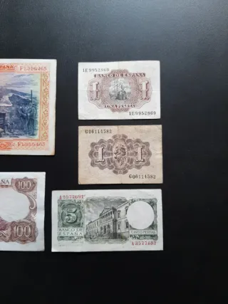 LOTE BILLETES DE ESPAÑA