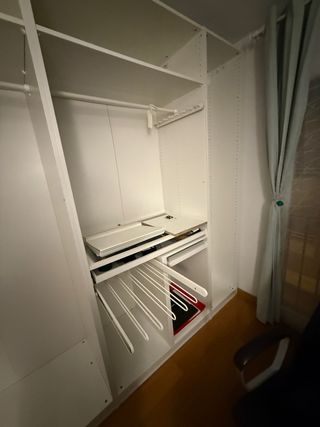 4 Módulos Vestidor Ikea (3 Armario + 1 Zapatero)