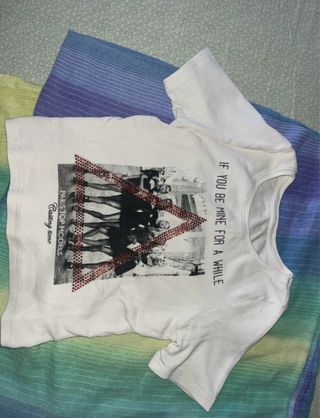 T-shirt donna manica corta con stampa