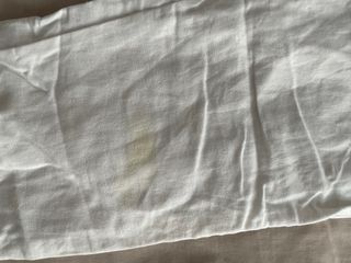 Pantalones de lino blancos Mango