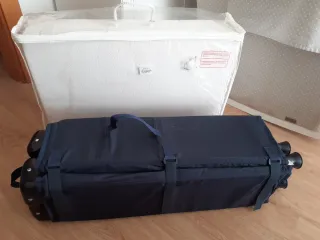 Cuna de viaje + colchón de espuma