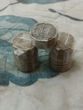 Pak 47 Monedas 1 Ptas Estado Español  3€/unidad.