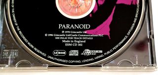 CD Black Sabbath Paranoid