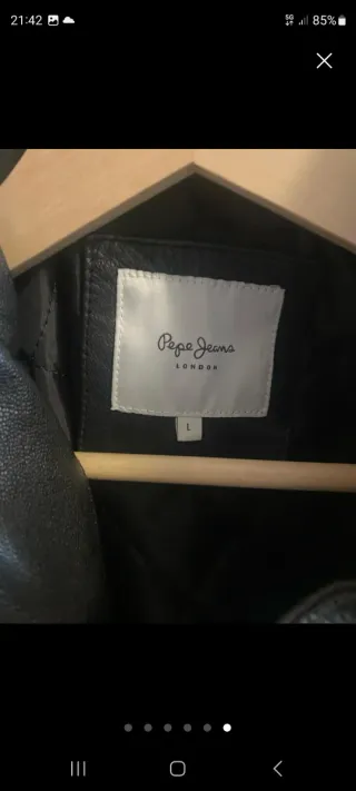 Cazadora de cuero Pepe Jeans Talla L