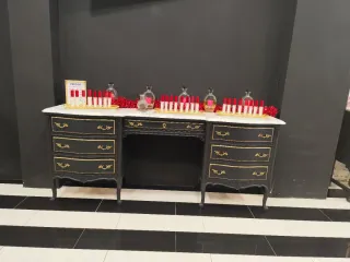 Aparador vintage mármol y madera