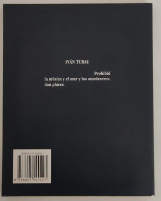 LIBRO POESÍA IMPURA, IVÁN TUBAU