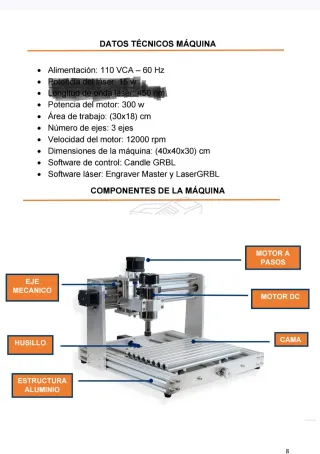 Fresadora CNC 3018 PRO