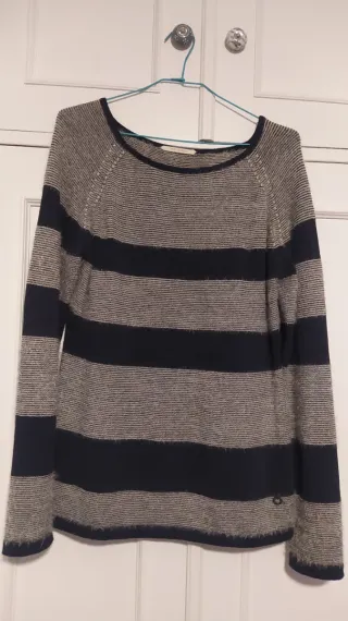 Jersey Skunfunk rayas negro y gris