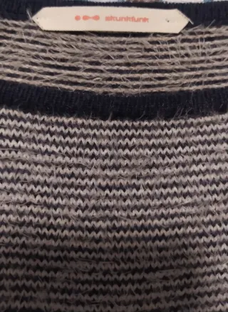 Jersey Skunfunk rayas negro y gris