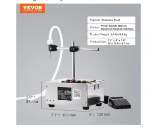 VEVOR Máquina de llenado de líquidos