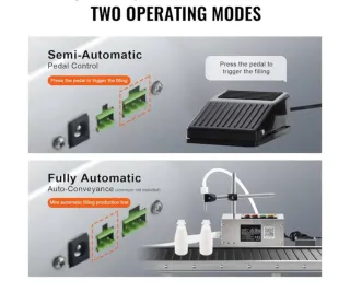 VEVOR Máquina de llenado de líquidos