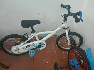 Bicicleta Infantil Btwin 16 Blanca