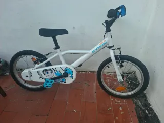 Bicicleta Infantil Btwin 16 Blanca