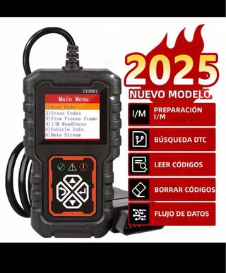 Escáner Fallos Coche OBD2 CY3001