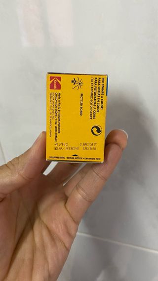 Carrete Kodak Gold Ultra caducado 36 Exp.