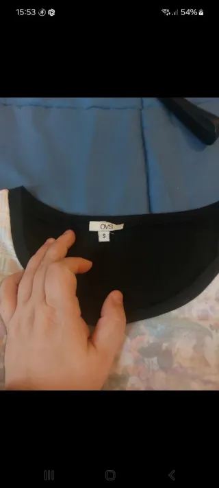 Maglia maniche 3/4 fantasia floreale