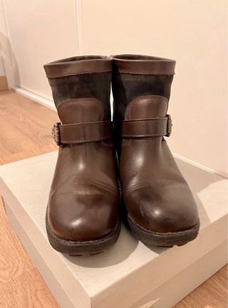 Botines de Piel Hakei Marrones