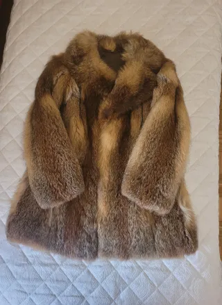 Chaquetón de piel de zorro