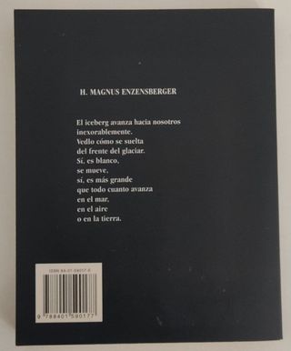 LIBRO EL HUNDIMIENTO DEL TITANIC, H. MANUS ENZENSB